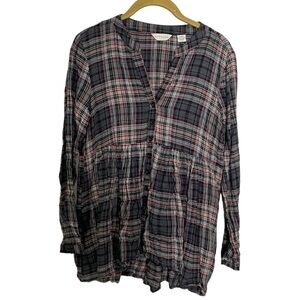 Anthropologie 11.1 Tyhlo Plaid Blouse XS